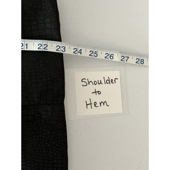 Ruby Rd Womens Faux Alligator Blazer Size 18W Plus Cropped Jacket Embellished - Picture 14 of 14